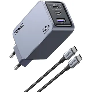 UGREEN Nexode Pro 100W GaN Fast Charger Set EU Wall Universal, Gray