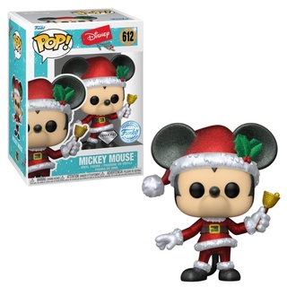Funko Pop! Disney: Holiday - Mickey (DGLT) (Exc) 66438 - Sammelfigur aus Vinyl - Geschenkidee - Offizielles Merchandise - Spielzeug für Kinder & Erwachsene - Modellfigur für Sammler und Display