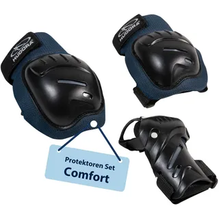 Hudora Biomechanisches Protektoren Set Comfort Blue S