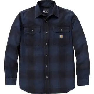 CARHARTT Hubbard Plaid, Hemd - Dunkelblau/Schwarz (Hv8) - L