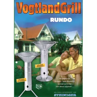 Vogtlandgrill Steiniger Rundo - Edelstahl Rundgrill Holzkohlegrill Germany - V2A