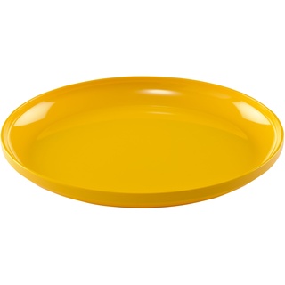 BLANDAS Teller flach, groß Ø 25 cm, 6 Stück Gelb