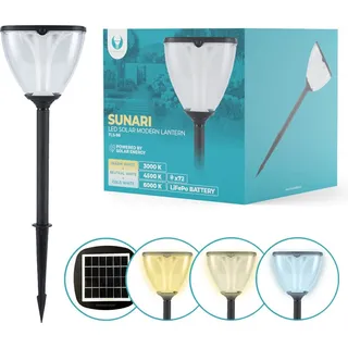 FOREVER MODERN Solarleuchte, Gartenleuchte, Solarlampe für Außen, LED Licht Solar Wegeleuchte Deko Garten Leuchte Lampe mit Dämmerungssensor mit...