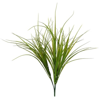 Zweig GRASBUSCH ca.50cm, silber, grün