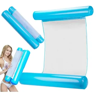 Wasserhängematte Aufblasbar Poolliege Schwimmmatte Luftmatratze Pool