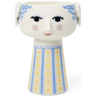 Bjørn Wiinblad, Vase, Eve Vase 18,5 cm - Blue (56519) (1x)