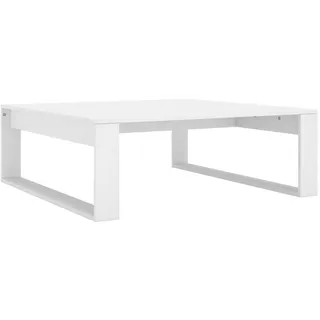 vidaXL Couchtisch Weiß Holz 100 x 35 cm