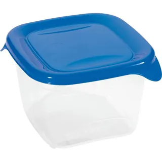 Curver Fresh und Go quadratisch transparent/blau 1,2 l
