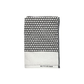 Handtuch Grid black/white 100 x 50 cm