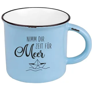 Grafik-Werkstatt Kaffeetasse 0,4 l Blau 2 St.