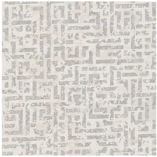 A.S. Création My Home My Spa Glitzer Tapete Geometrisch 10,05 x 0,53 m 0 g Weiß 386951