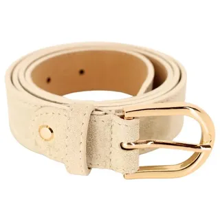 Adel Bags Ledergürtel Damen Gürtel, 3 cm Breit, verschiedene Farben,Hergestellt in Italien beige 90 cm