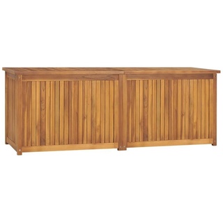 furnicato Gartenbox »Gartenbox 150x50x55 cm Massivholz Teak« braun