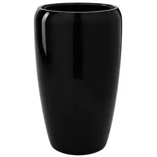 Flingora Bodenvase Cleo, mit Einsatz - Fiberglas - Indoor & Outdoor - Schwarz - Höhe 51 cm schwarz Ø 34 cm x 34 cm x 51 cm x 34 cm