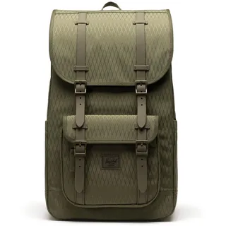 Herschel Little America 49 l grün/weiß