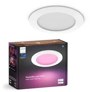 Philips Hue Slim Einbauleuchte 1er Pack rund weiß