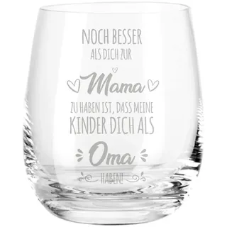 Leonardo Teelicht mit Gravur - Noch Besser als Dich zur Mama zu haben ist, DASS Meine Kinder Dich als Oma haben! - Geschenke für Mama zum Muttertag - Farbe: Mama Geschenk