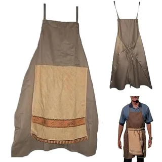 Scherz Kochschürze, Lustige Kochschürzen Für Herren, Unfug Scherzhafte Aufklappbares Handtuch Schürze Mit Versteckter Tasche, Verstellbare Witzige Kochschürze Scherzgeschenk, Für Grill Backabende (B)
