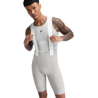 Siroko Men Cycling 's bib shorts in recycled fabrics Mount Lemmon Grey