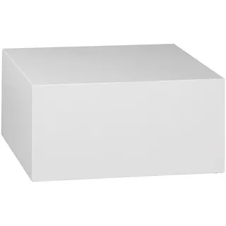 Wohnling Monobloc Weiß MDF 60 x 60 x 30 cm