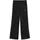 Comfort High-Waist Wide Leg Hosen Schwarz XL
