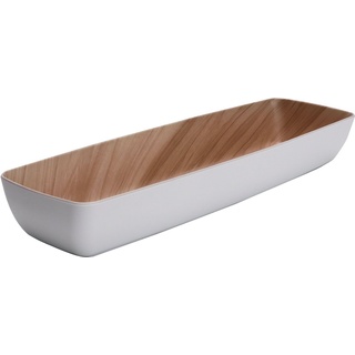 APS Obstschale »FRIDA«, Melamin, 53x16,2 cm weiß