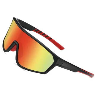 ZHABAO Polarisierte Sport-Sonnenbrille für Damen und Herren, coole Brille für Outdoor-Baseball, Radfahren, Laufen, Angeln, Golf,C08