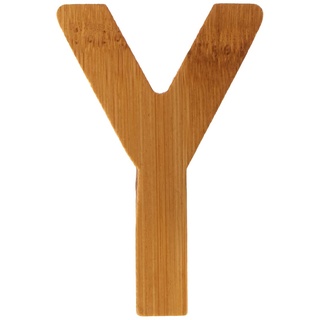 small foot 12078 ABC Buchstabe Y aus nachhaltigem Bambus, kombinierbar mit anderen Buchstaben als Deko oder Türschild