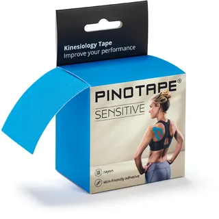 PINOTAPE Sport Sensitive Kinesiologie Tape Light Blue 1 St
