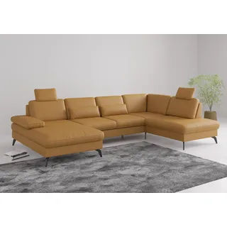 sit&more Wohnlandschaft 2-Sitzer + 3-Sitzer Gelb