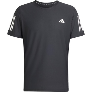adidas Men's Own The Run Tee T-Shirt, Black, M