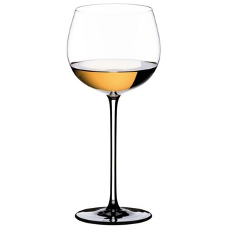 RIEDEL THE WINE GLASS COMPANY Weißweinglas Sommeliers Black Tie Montrachet, Kristallglas schwarz|weiß