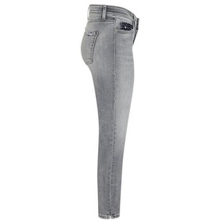 Cambio 5-Pocket-Jeans uni (1-tlg) weiß 44/27
