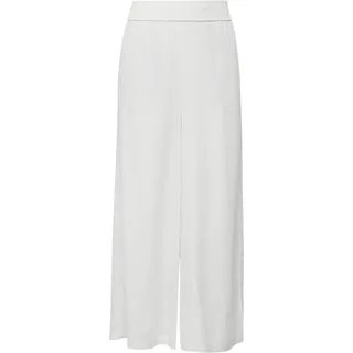 Comma, 7/8-Hose Leichte Culotte Weiß 36