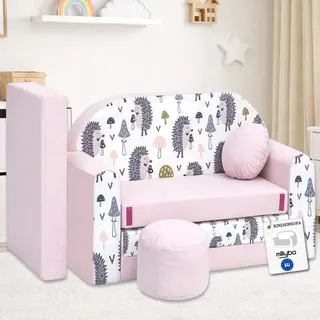 millybo Kindersofa Kinder Couch mit Schlaffunktion ausklappbar 3in1 Kinder Sofa Spielsofa mit Bettfunktion Mädchen Jungen Sitzsack Minisofa Schlafsofa Kinderzimmer Schlafsessel (HX1)