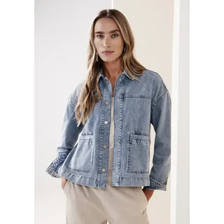 STREET ONE Jeansjacke in heller Waschung - blau