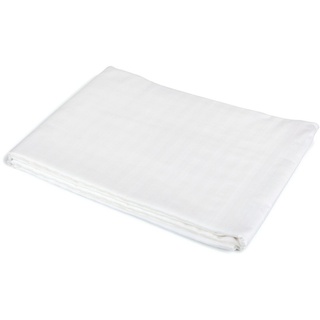 Bettlaken glatt weiß in verschiedenen Größen 100% Baumwolle ohne Gummizug, TextilDepot24, Gummizug: ohne weiß 240 cm x 300 cm