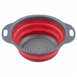 Westmark Faltbarer Seiher Ø 22 cm Kunststoff Anthrazit/Rot