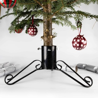 Bosmere G452 Traditionellen Weihnachtsbaumständer 4 Zoll, schwarz