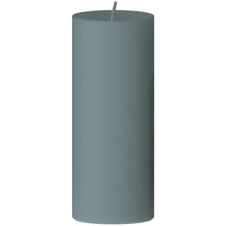 stumpenkerze gegossen 034 gletscher engels kerzen Ø8 xH15cm 82 Std mit brennstop