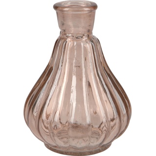 Vase Desert Flower Glas 11,43 cm x Ø 8,25 cm  Rosa