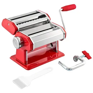bremermann Nudelmaschine Edelstahl rot