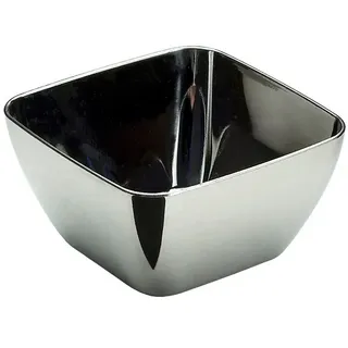 MONOUSO - Servierschüssel Plastik silber 75ml 5x5x3cm (20 Stück)