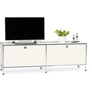 Tchibo - Lowboard Metall »Cn3« mit Klappenfächern - 152x40x51,5cm - chrom - Stahl / Aluminium / Kunststoff