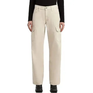 8719965012981 G-Star Damen Judee Low Waist Cargo Pants, Beige (Dk Brick Gd D24673-e078-d848), 28W / 30L EU - 28W / 30L