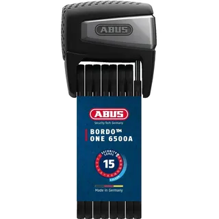 ABUS Bordo One 6500A/110 Schwarz Faltschloss