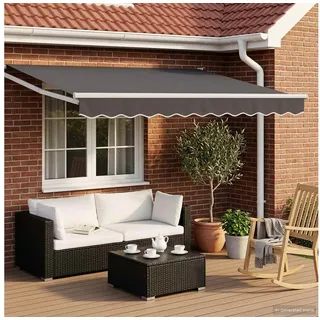 vidaXL Markise 3,5 x 2 m grau