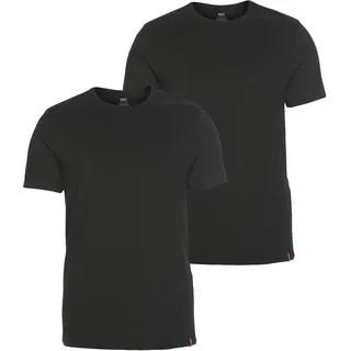 Levi's Slim Kurzarm-T-Shirt 2 Einheiten Black L