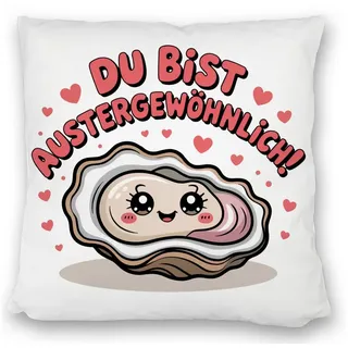 speecheese Dekokissen Kawaii Auster Du bist Austergewöhnlich Magnet