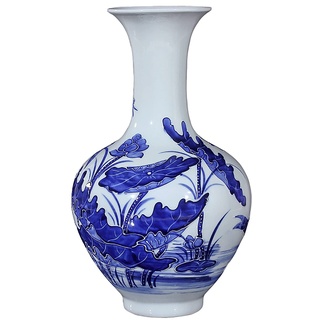 Wddwymll Traditionelle Chinesische Porzellan Vase,Moderne Vase für Heimdekoration,Stunning Keramik Vasen,China Ming-Stil,Höhe 33cm